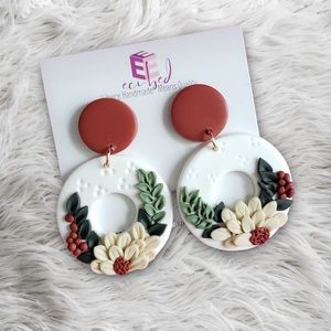 Handmade Holiday Earrings